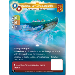 Kaibara, Léviathan Asgarthi (6-6-7) Unique Bravos - Altered TCG - Edition KS