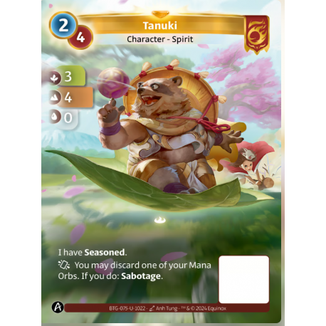 Tanuki (3-4-0) Unique Card Bravos Altered TCG