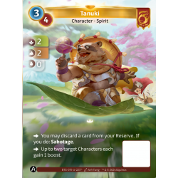 Tanuki (2-2-0) Carte Unique Bravos - Altered TCG - Edition KS