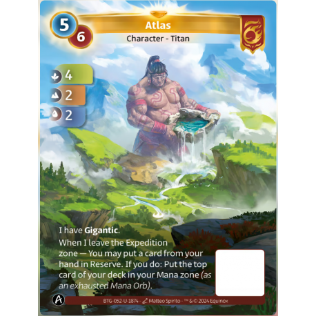 Atlas (4-2-2) Unique Card Bravos - Altered TCG