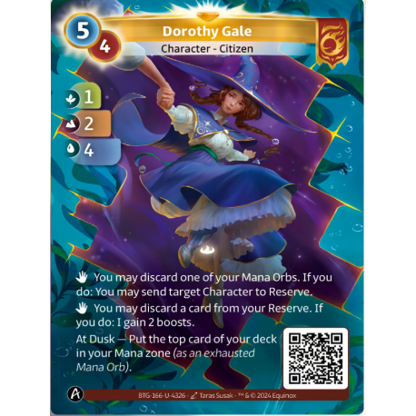 Dorothy Gale (1-2-4) Unique Bravos - Altered TCG