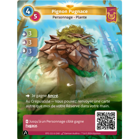 Pignon Pugnace (3-3-3) Carte Unique Lyra - Altered TCG - Edition KS