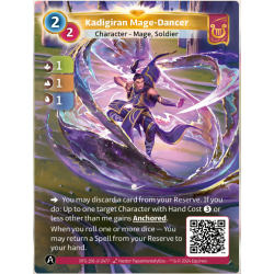 Mage-Danseur du Kadigir (1-1-1) Carte Unique Lyra - Altered TCG