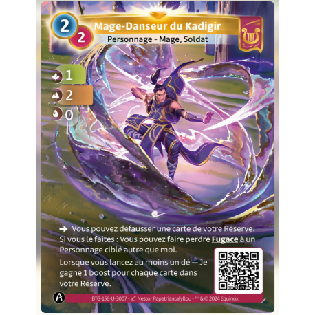 Mage-Danseur du Kadigir (1-2-0) Unique Lyra - Altered TCG - Edition KS