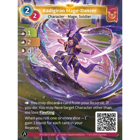 Kadigiran Mage-Dancer (1-2-0) Unique Lyra - Altered TCG - Edition KS