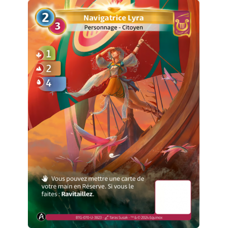 Navigatrice Lyra (1-2-4) Carte Unique Lyra - Altered TCG - Edition KS