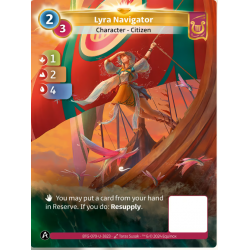 Navigatrice Lyra (1-2-4) Carte Unique Lyra - Altered TCG - Edition KS