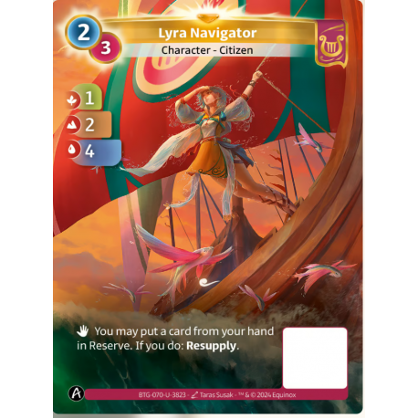 Lyra Navigator (1-2-4) Carte Unique Lyra - Altered TCG - Edition KS