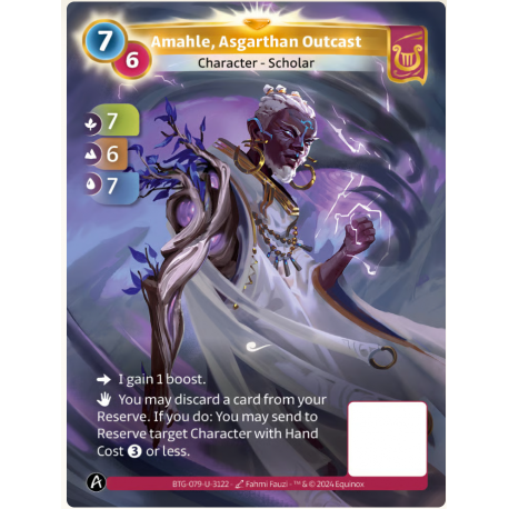 Amahle, Asgarthan Outcast (7-6-7) Unique Axiom Altered TCG