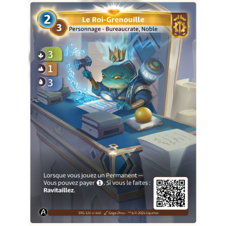 Le Roi Grenouille (3-1-3) Unique Axiom - Altered TCG