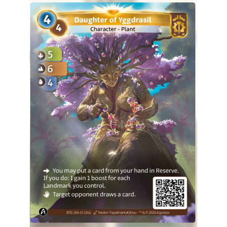 Daughter of Yggdrasil (5-6-4) Unique Axiom - Altered TCG