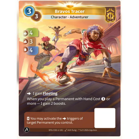 Bravos Tracer (4-3-4) Unique Axiom - Altered TCG 