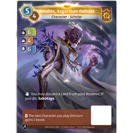 Amahle, Asgarthan Outcast (6-4-6) Unique Axiom - Altered TCG