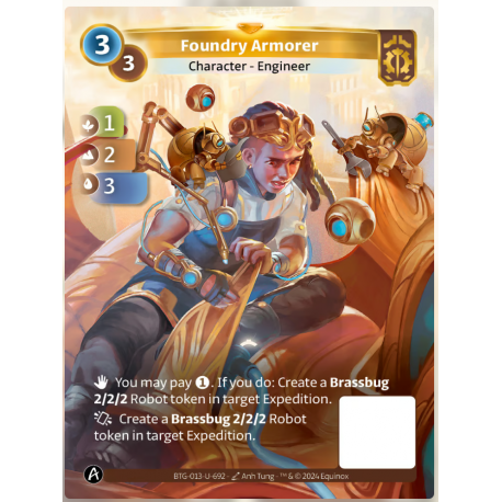 Foundry Armorer (1-2-3) Unique Axiom - Altered TCG