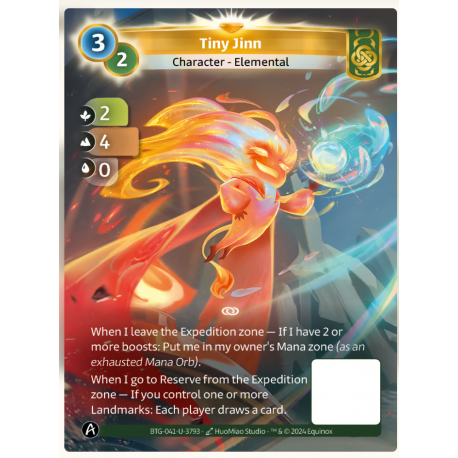 Tiny Jinn (2-4-0) Unique Card Muna - Altered TCG 