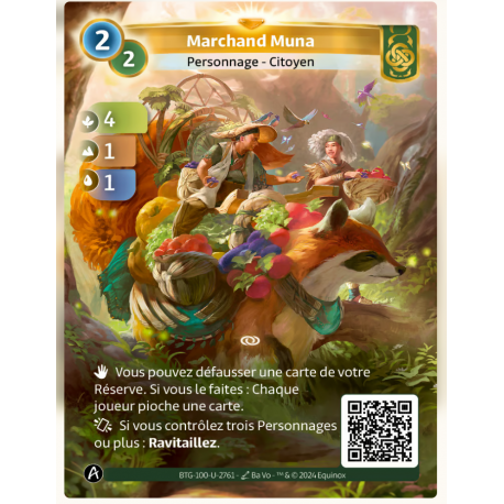 Marchand Muna (4-1-1) Carte Unique Muna - Altered TCG