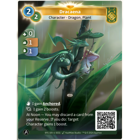 Dracaena (0-1-1) Unique CardMuna - Altered TCG