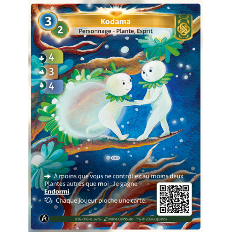 Kodama (4-3-4) Carte Unique Muna - Altered TCG - Edition KS