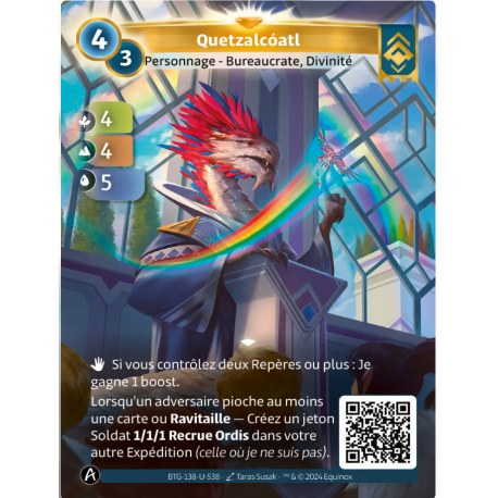 Quetzalcoatl (4-4-5) Carte Unique Ordis - Altered TCG - Edition KS