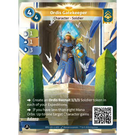 Ordis Gatekeeper (1-1-3) Unique Ordis - Altered TCG