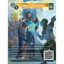 Légat du Monolithe (2-2-2) Carte Unique Ordis - Altered TCG