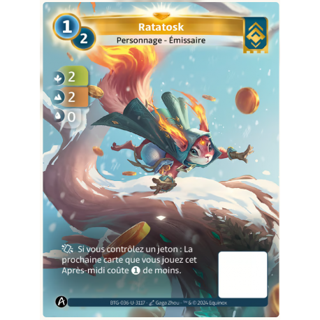 Ratatosk 1/2 Carte Unique Ordis - Altered TCG - Edition KS