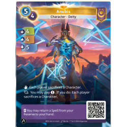 Anubis 5/4 ALT FOIL Carte Unique Yzmir - Altered TCG - Edition KS