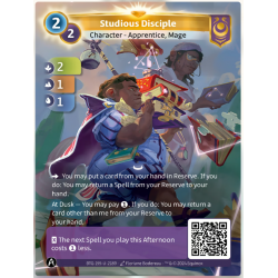 Disciple Studieux (2-1-1) Carte Unique Yzmir - Altered TCG