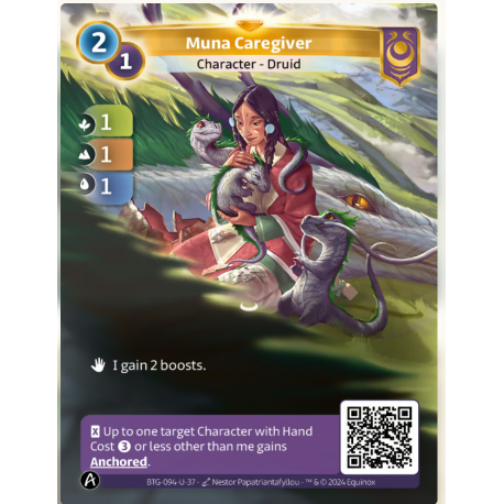 Muna Caregiver (1-1-1) Unique Yzmir - Altered TCG 