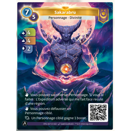 Sakarabru (4-4-2) Unique Yzmir - Altered TCG - Edition KS