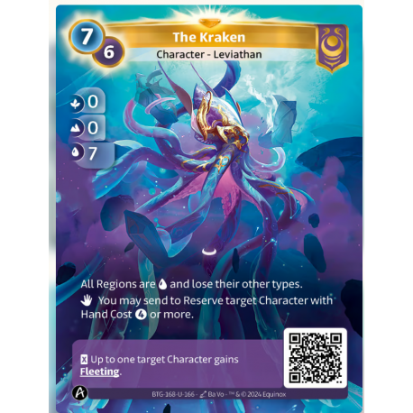 The Kraken (0-0-7) Unique Yzmir - Altered TCG - Edition KS