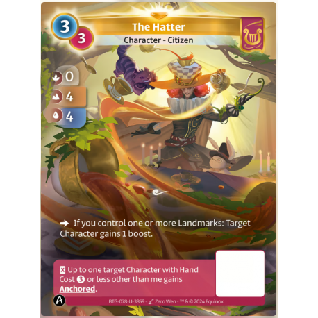 The Hatter (0-4-4) Unique Lyra- Altered TCG