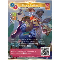 Disciple Studieux (2-2-0) Carte Unique Lyra - Altered TCG - Edition KS