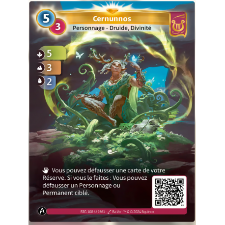 Cernunnos (5-3-2) Carte Unique Lyra - Altered TCG - Edition KS