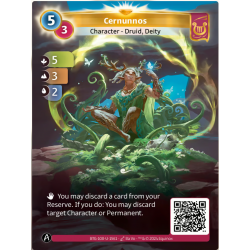 Cernunnos (5-3-2) Carte Unique Lyra - Altered TCG - Edition KS