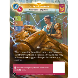 DR Frankenstein (3-4-3) Carte Unique Lyra - Altered TCG 