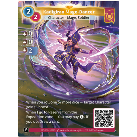 Kadigiran Mage Dancer (0-0-2) Unique Lyra - Altered TCG