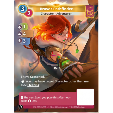 Bravos Pathfinder (1-4-3) Unique Lyra - Altered TCG - Edition KS