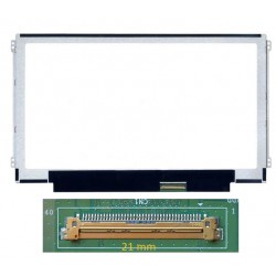 Laptop Tabletop 11.6" Slim HD (1366x768) LCD 60Hz 30pin Right, Right Left Fixation (N116BGE-EA2/EB2) Matte