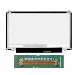 Laptop Tabletop 11.6" Slim HD (1366x768) LCD 60Hz 30pin Left, Right left fastening (N116BGE-EA2 REV.C1) Glossy