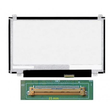 Laptop Tabletop 11.6" Slim HD (1366x768) LCD 60Hz 30pin Left, Right left fastening (N116BGE-EA2 REV.C1) Glossy