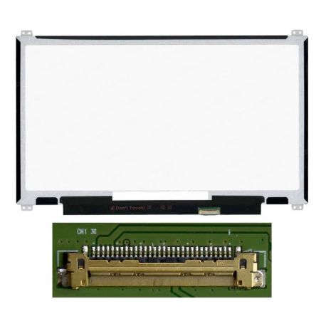 écran Ordinateur Portable 13.3" Slim HD (1366x768) LCD 60Hz, 30pin Droite, Fixations Haut Bas (N133BGE-EAB / HB133WX1-402 / B13