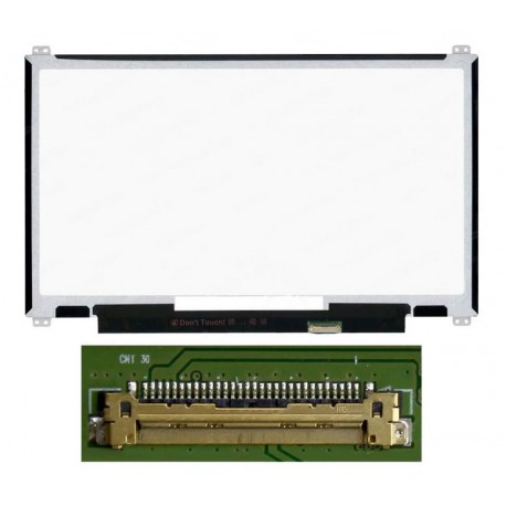 écran Ordinateur Portable 13.3" Slim HD (1366x768) LCD 60Hz, 30pin Droite, Fixations Haut Bas (N133BGE-EAB / HB133WX1-402 / B13