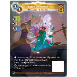 Elémentaire de Kélon (2-2-2) Unique Axiom - Altered TCG