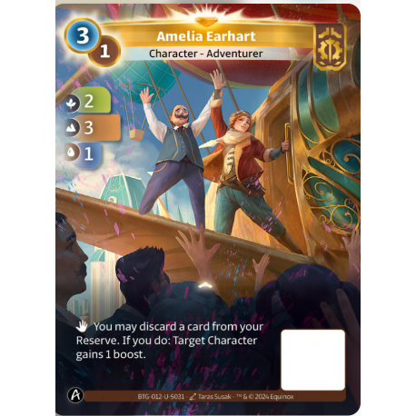 Amelia Earhart (2-3-1) Unique Card Axiom - Altered TCG