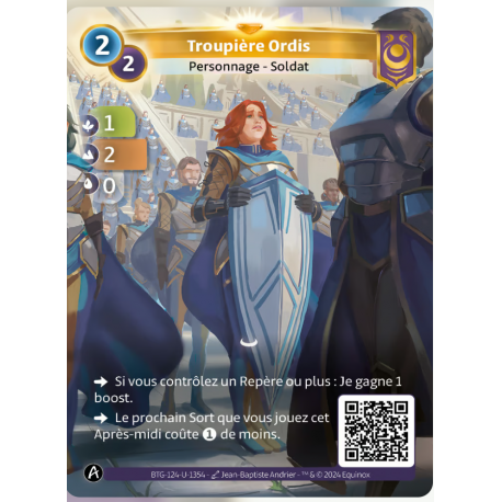 Troupière Ordis (1-2-0) Unique Yzmir - Altered TCG