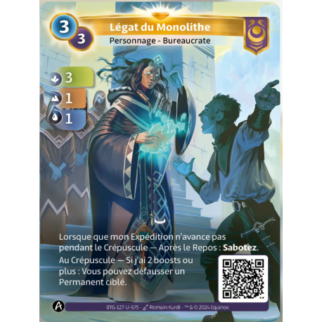 Légat du Monolithe (3-1-1) Unique Yzmir - Altered TCG - Edition KS