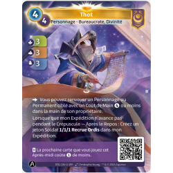 Thot (3-3-3) Carte Unique Yzmir Altered TCG - Edition KS