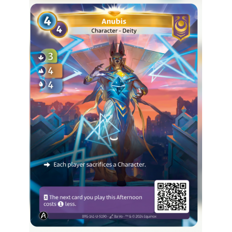 Anubis (3-4-4) Unique Yzmir - Altered TCG