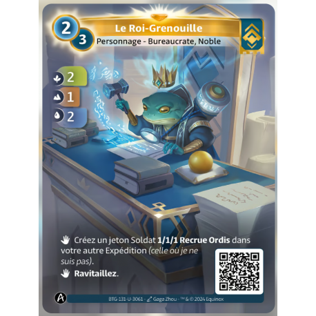 Le Roi Grenouille (2-1-2) Unique Axiom - Altered TCG 